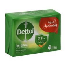 Dettol original soap 115 gm, width 4 pcs
