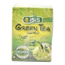 Isis green tea with mint, 12 bags